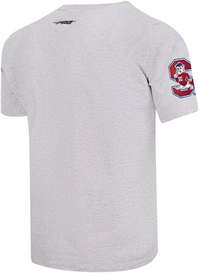 image:imagePro Standard Mens Mens College College Classic Chenille Cotton Single Short Sleeve TeeRoyal Blue