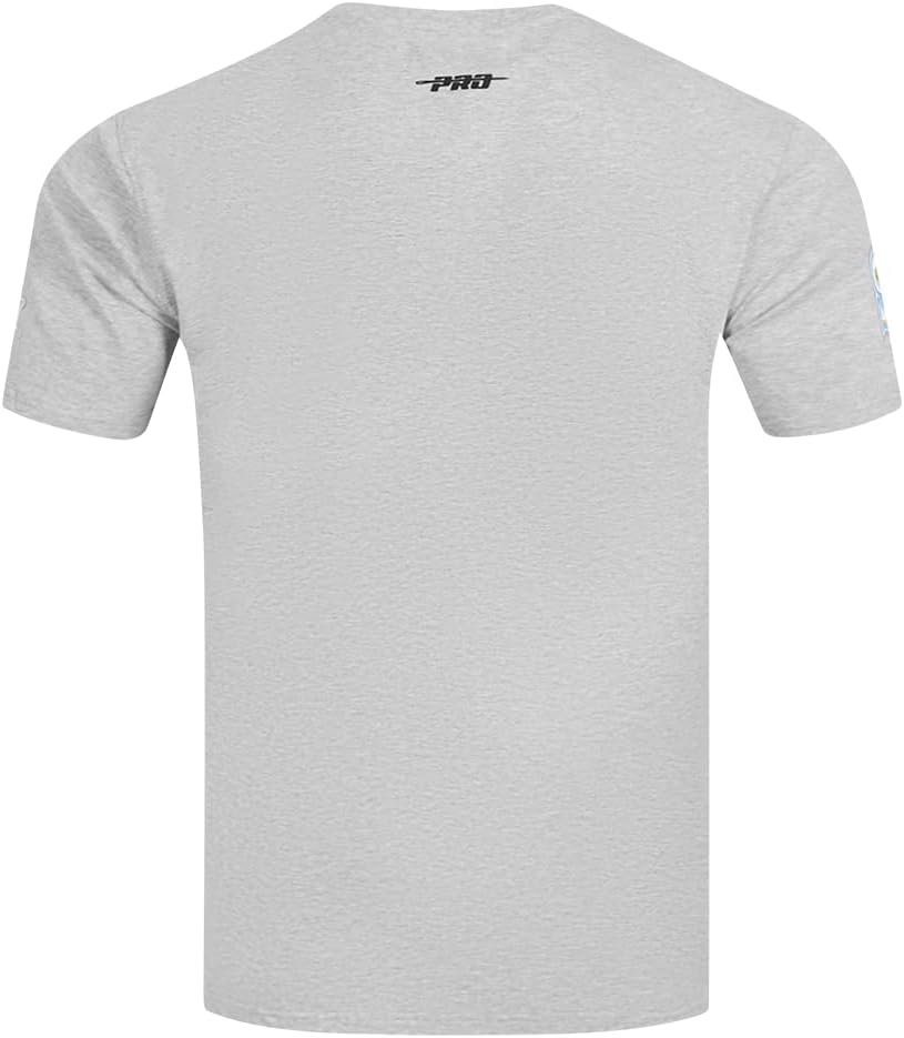 image:imagePro Standard Mens Mens College College Classic Chenille Cotton Single Short Sleeve TeeUniversity Blue