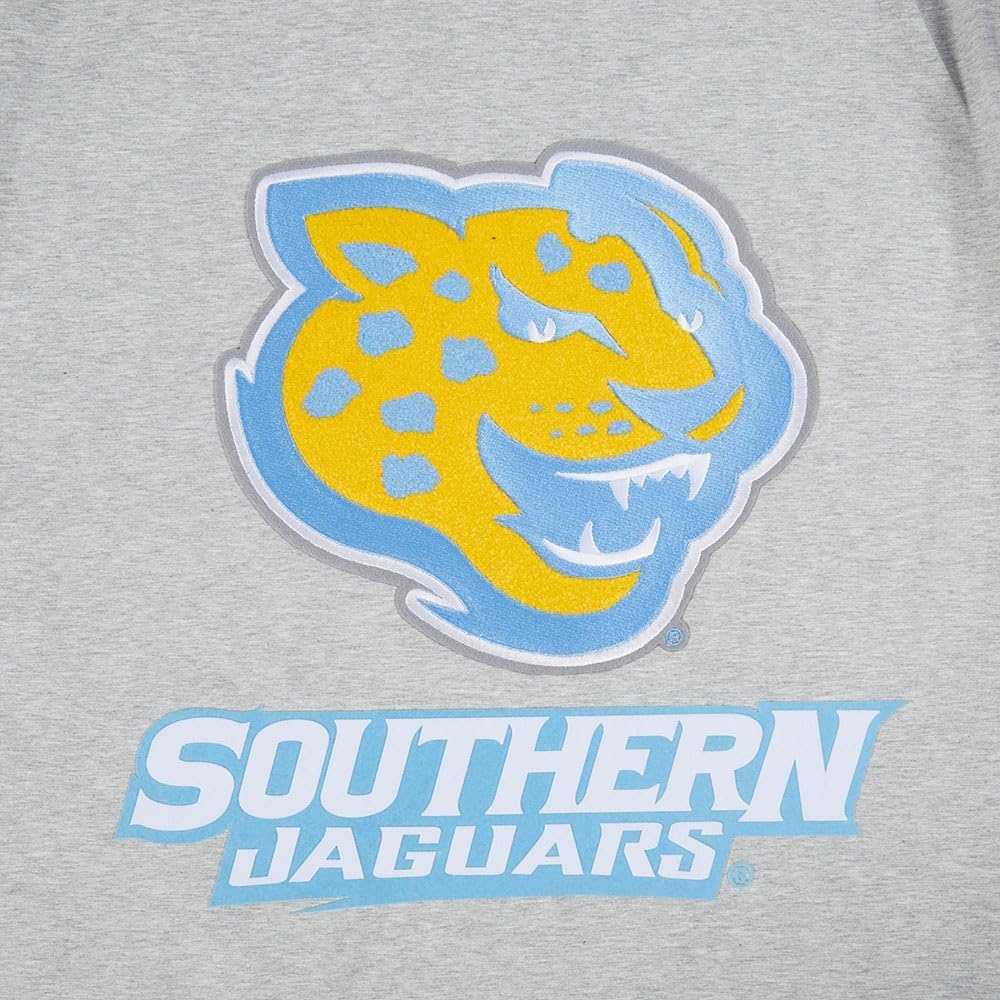 image:imagePro Standard Mens Mens College College Classic Chenille Cotton Single Short Sleeve TeeUniversity Blue