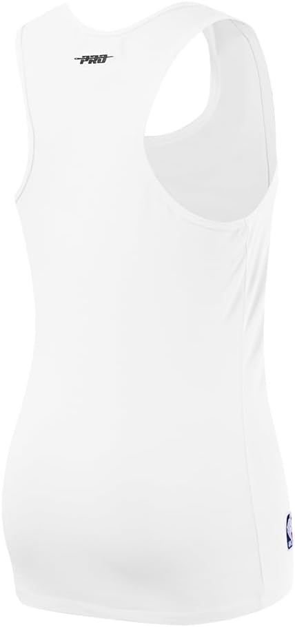 image:imagePro Standard NBA Womens Womens NBA Classic Chenille Cotton Single Jersey Tank TopWhite