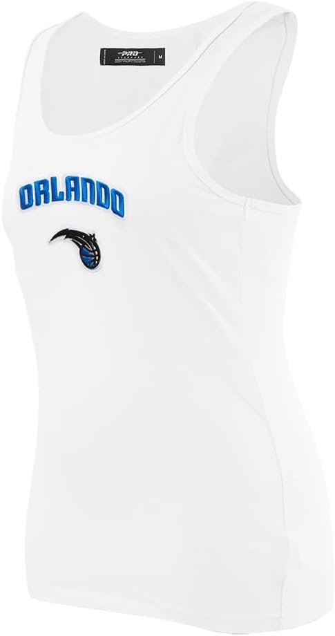 image:imagePro Standard NBA Womens Womens NBA Classic Chenille Cotton Single Jersey Tank TopWhite