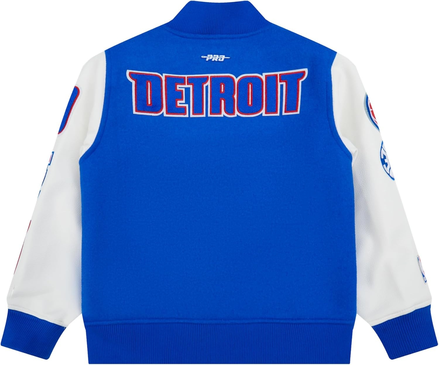 image:imagePro Standard NBA boys Pro Standard Big Boys Nba Classic Chenille Wool Varsity JacketRoyal BlueWhite