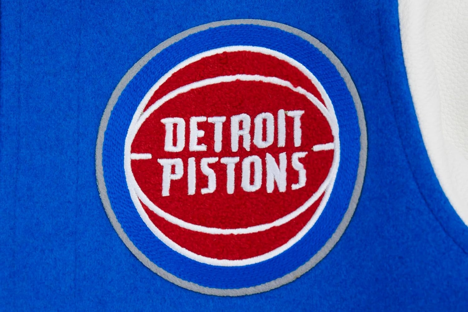 image:imagePro Standard NBA boys Pro Standard Big Boys Nba Classic Chenille Wool Varsity JacketRoyal BlueWhite