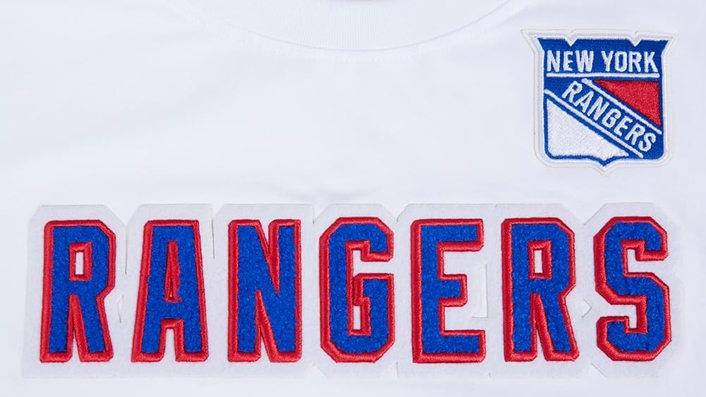 image:imagePro Standard NHL Womens Pro Standard Womens NHL Classic Chenille Short Sleeve Slim Fit TeeWhite