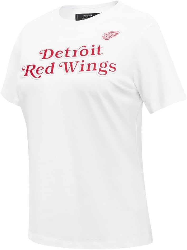 image:imagePro Standard NHL Womens Pro Standard Womens NHL Classic Chenille Short Sleeve Slim TeeWhite