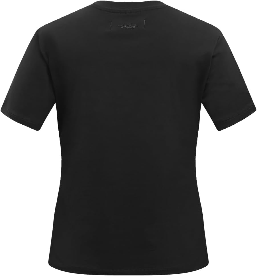 image:imagePro Standard NHL Womens Womens NHL Classic Chenille Cotton Single Jersey Short Sleeve Slim TeeBlack