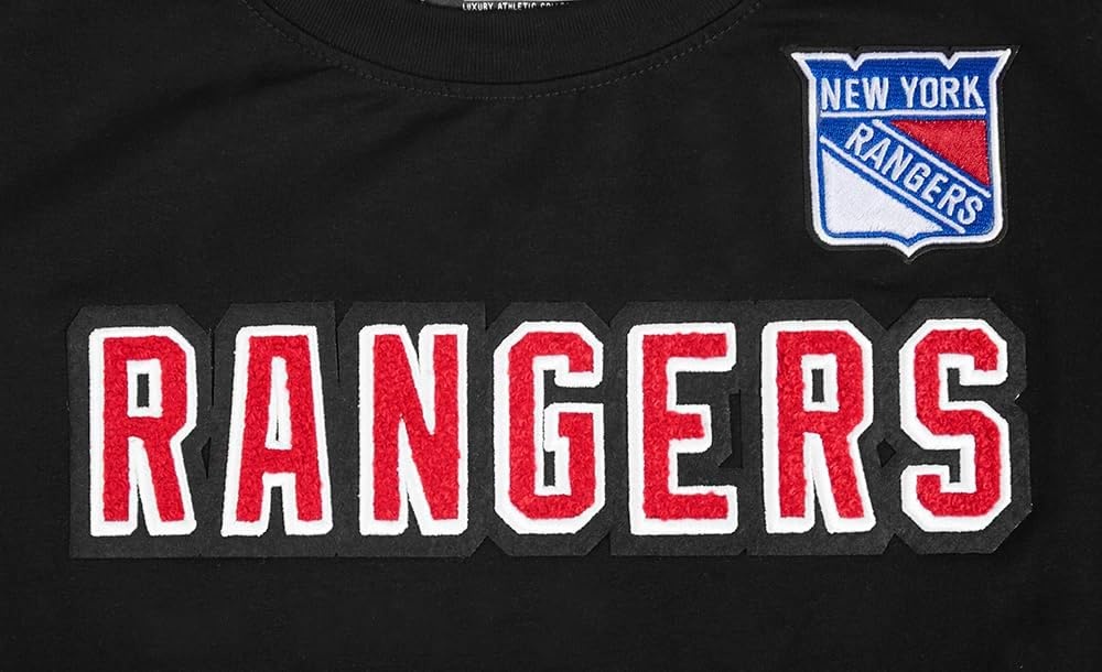 image:imagePro Standard NHL Womens Womens NHL Classic Chenille Cotton Single Jersey Short Sleeve Slim TeeBlack