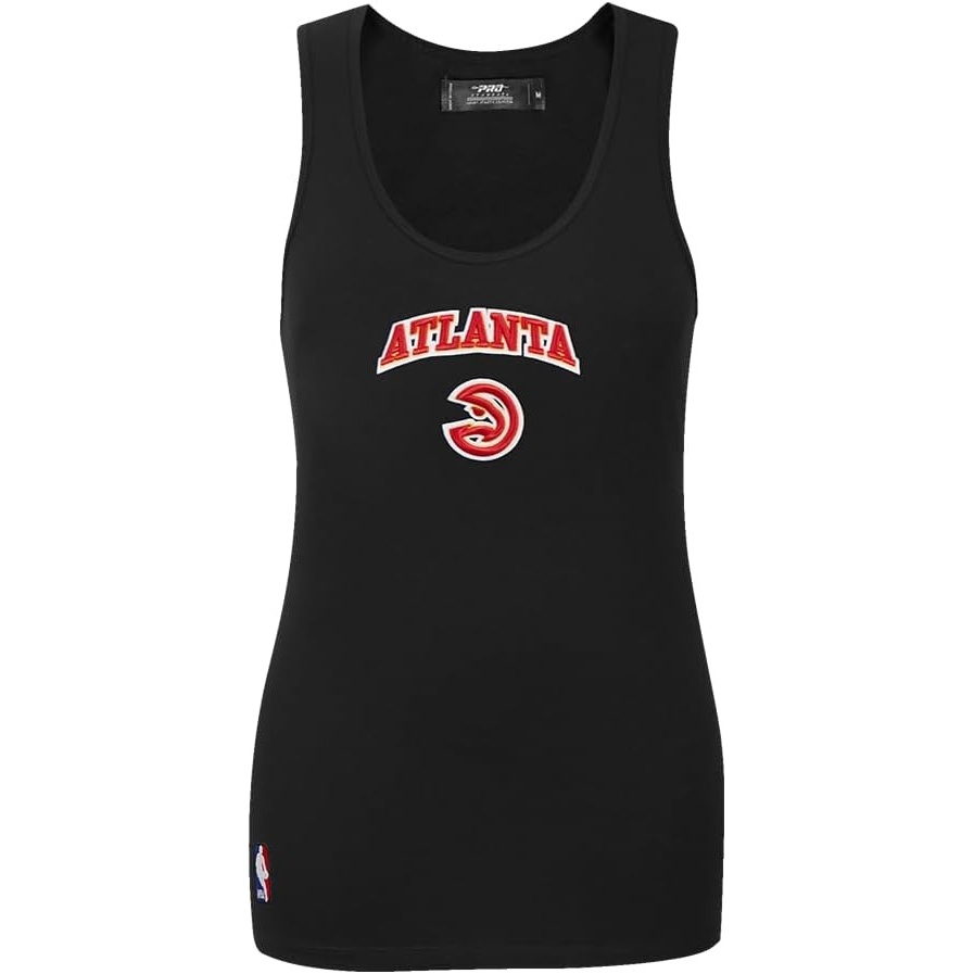 image:imagePro Standard NBA Womens Womens NBA Classic Chenille Cotton Single Jersey Tank TopBlack