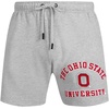 Pro Standard Mens College Classic Chenille Brushed Back French Terry Fleece Short(Heather Grey)