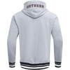 Pro Standard Men’s Mens College Classic Chenille Brushed Back French Terry Pull Over Hoodie(Heather Gray/Black)
