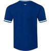 Pro Standard NHL Mens Pro Standard Mens NHL Classic Chenille Cotton Double Knit Short Sleeve Tee(Dodger Blue)