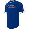 Pro Standard NHL Mens Pro Standard Mens NHL Classic Chenille Cotton Double Knit Short Sleeve Tee(Dodger Blue)