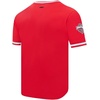 Pro Standard NHL Mens Pro Standard Mens NHL Classic Chenille Cotton Double Knit Short Sleeve Tee(Red)