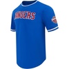 Pro Standard NHL Mens Pro Standard Mens NHL Classic Chenille Cotton Double Knit Short Sleeve Tee(Royal Blue)