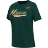 Pro Standard NHL Womens Pro Standard Womens NHL Classic Chenille Short Sleeve Slim Fit Tee(Forest Green)