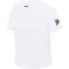 Pro Standard NHL Womens Pro Standard Womens NHL Classic Chenille Short Sleeve Slim Tee(White)