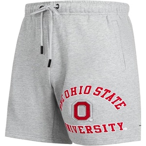 Pro Standard Mens College Classic Chenille Brushed Back French Terry Fleece Short(Heather Grey)