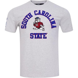 Pro Standard Mens Mens College College Classic Chenille Cotton Single Short Sleeve Tee(Royal Blue)