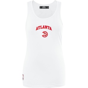 Pro Standard NBA Womens Womens NBA Classic Chenille Cotton Single Jersey Tank Top(White)