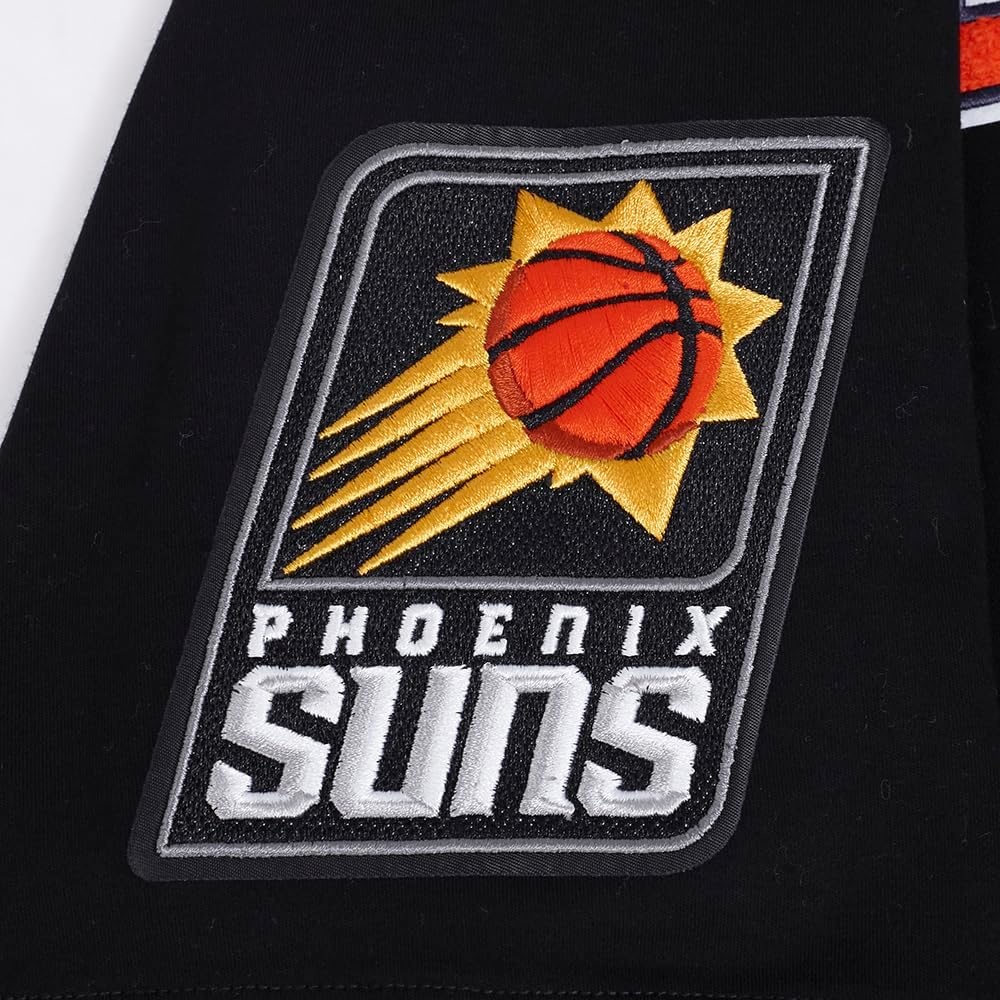image:imagePro Standard Mens NBA Classic Chenille Cotton Double Knit Short Sleeve HoodieBlack