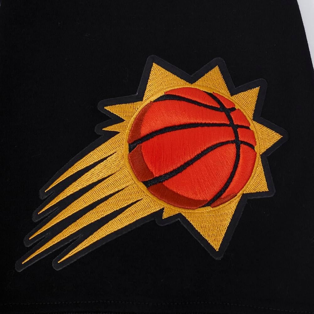 image:imagePro Standard Mens NBA Classic Chenille Cotton Double Knit Short Sleeve HoodieBlack