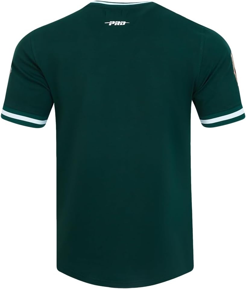 image:imagePro Standard Mens NHL Minnesota Wild Classic Chenille Short Sleeve Tee Forest Green S