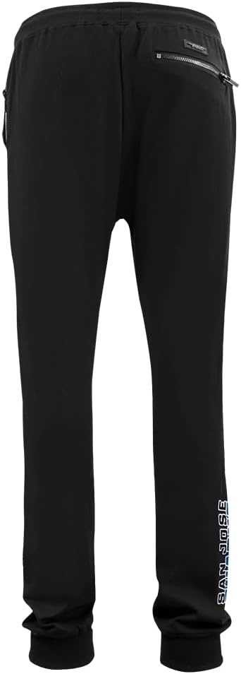 image:imagePro Standard Mens NHL San Jose Sharks Classic Chenille Jogger Black XL