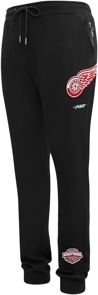 image:imagePro Standard NHL Mens Pro Standard Mens NHL Classic Chenille Cotton Double Knit JoggerBlack
