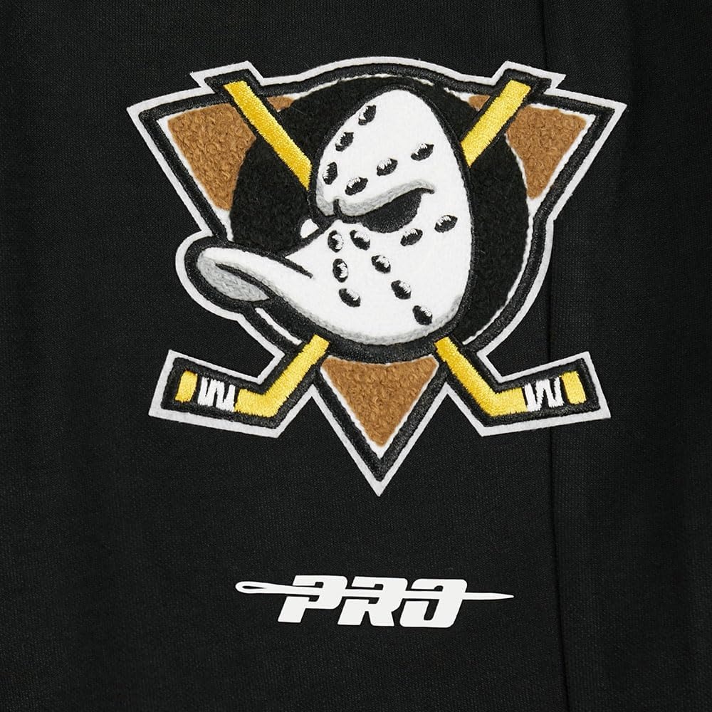 image:imagePro Standard NHL Mens Pro Standard Mens NHL Classic Chenille Cotton Double Knit JoggerBlack