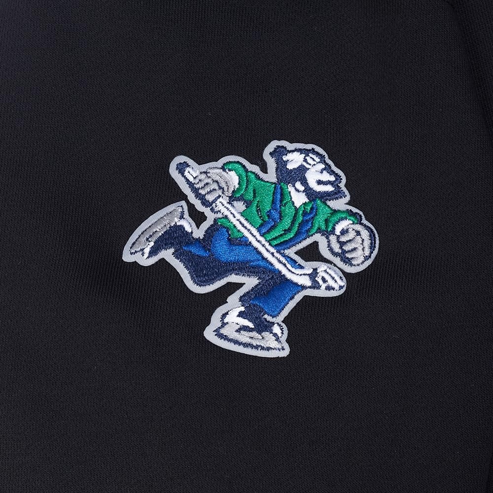 image:imagePro Standard Womens NHL Classic Chenille Brushed Back French Terry Cropped Pullover HoodieBlack