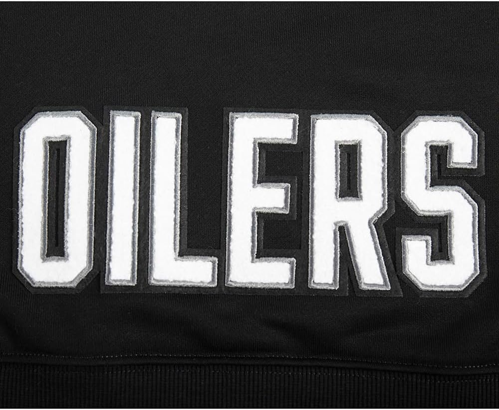 image:imagePro Standard Womens NHL Classic Chenille Brushed Back French Terry Cropped Pullover HoodieBlack