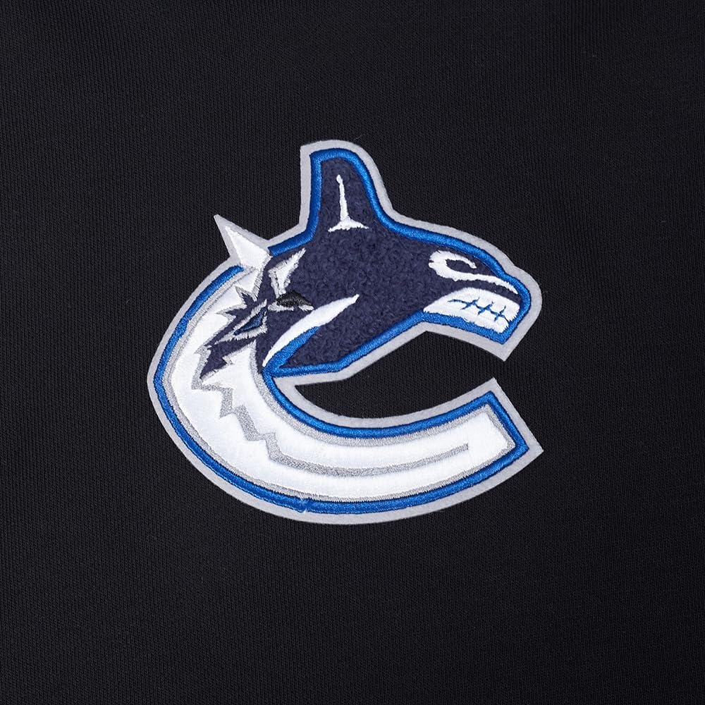 image:imagePro Standard Womens NHL Classic Chenille Brushed Back French Terry Cropped Pullover HoodieBlack