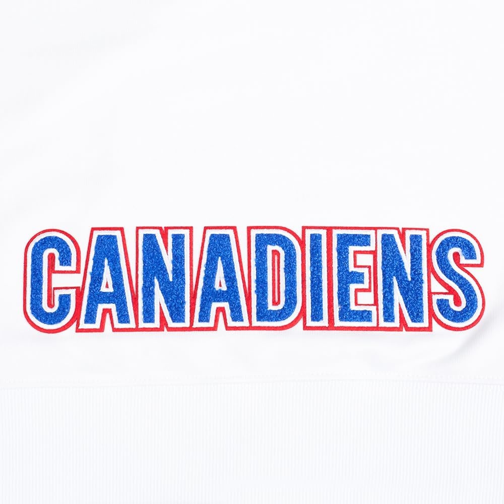 image:imagePro Standard Womens NHL Classic Chenille Brushed Back French Terry Cropped Pullover HoodieWhite