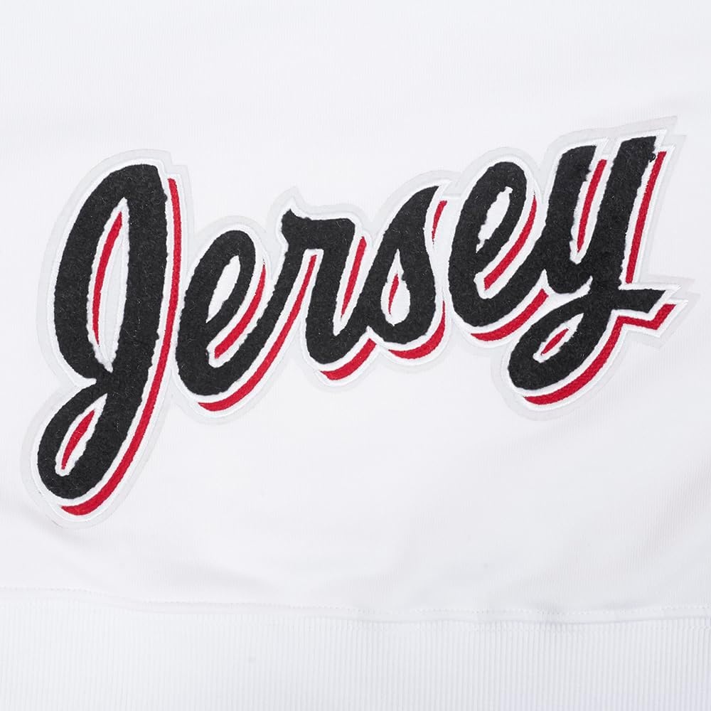 image:imagePro Standard Womens NHL Classic Chenille Brushed Back French Terry Cropped Pullover HoodieWhite