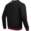 Pro Standard Men’s Pro Standard Mens Classic Chenille Brushed Back French Terry Crewneck Sweatshirt(Black/Red/Black)