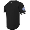Pro Standard NHL Mens Mens NHL Classic Chenille Cotton Double Knit Short Sleeve Tee(Black)