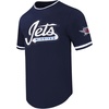 Pro Standard NHL Mens Mens NHL Classic Chenille Cotton Double Knit Short Sleeve Tee(Midnight Navy)