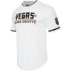 Pro Standard NHL Mens Mens NHL Classic Chenille Cotton Double Knit Short Sleeve Tee(White/Black)