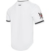Pro Standard NHL Mens Mens NHL Classic Chenille Cotton Double Knit Short Sleeve Tee(White/Black)