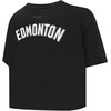 Pro Standard NHL Womens Womens NHL Classic Chenille Short Sleeve Boxy Tee(Black)
