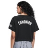 Pro Standard NHL Womens Womens NHL Classic Chenille Short Sleeve Boxy Tee(Black)