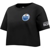 Pro Standard NHL Womens Womens NHL Classic Chenille Short Sleeve Boxy Tee(Black)