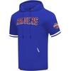 Pro Standard NHL mens Mens Nhl Classic Chenille Cotton Double Knit Short Sleeve Hoodie(Team Color)