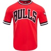 Pro Standard Men’s NBA Classic Chenille Cotton Double Knit Short Sleeve Tee(Primary Team Color)