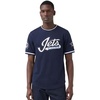 Pro Standard NHL Mens Mens NHL Classic Chenille Cotton Double Knit Short Sleeve Tee(Midnight Navy)