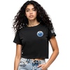 Pro Standard NHL Womens Womens NHL Classic Chenille Short Sleeve Boxy Tee(Black)