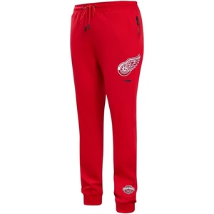Pro Standard NHL Mens Pro Standard Mens NHL Classic Chenille Cotton Double Knit Jogger(Red)