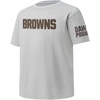 Pro Standard Big Boys NFL Cleveland Browns Classic Chenille Short Sleeve Tee Heather Grey S