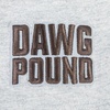 Pro Standard Big Boys NFL Cleveland Browns Classic Chenille Short Sleeve Tee Heather Grey S