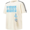 Pro Standard Big Boys NFL Detroit Lions Retro Classics Taping Tee Eggshell/Black L